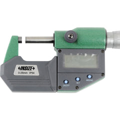 Insize IP65 Digital Outside Micrometer 0-25mm / 0-1" Range Series 3101-25FA