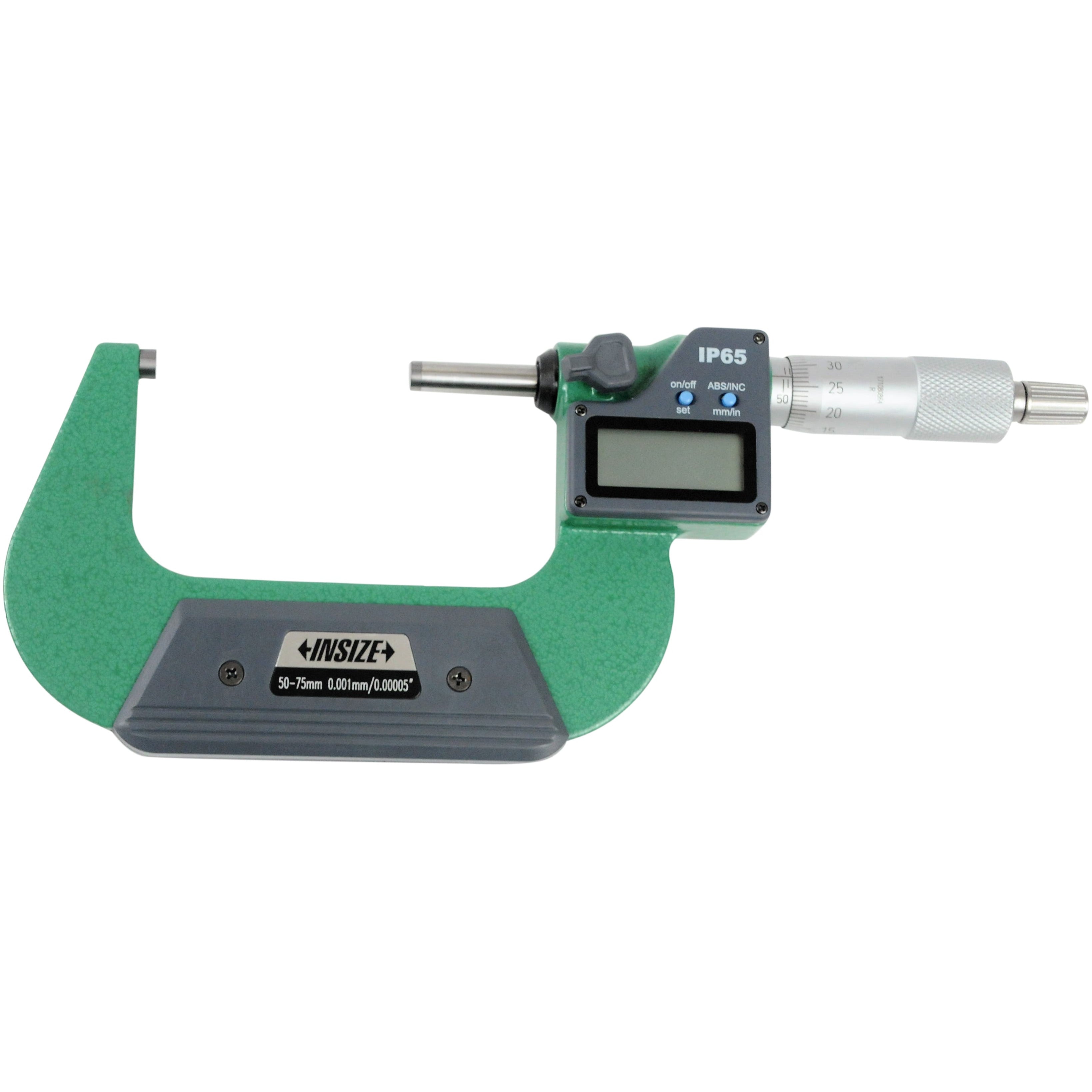 Insize IP65 Digital Outside Micrometer 50-75mm / 2-3" Range Series 3101-75A