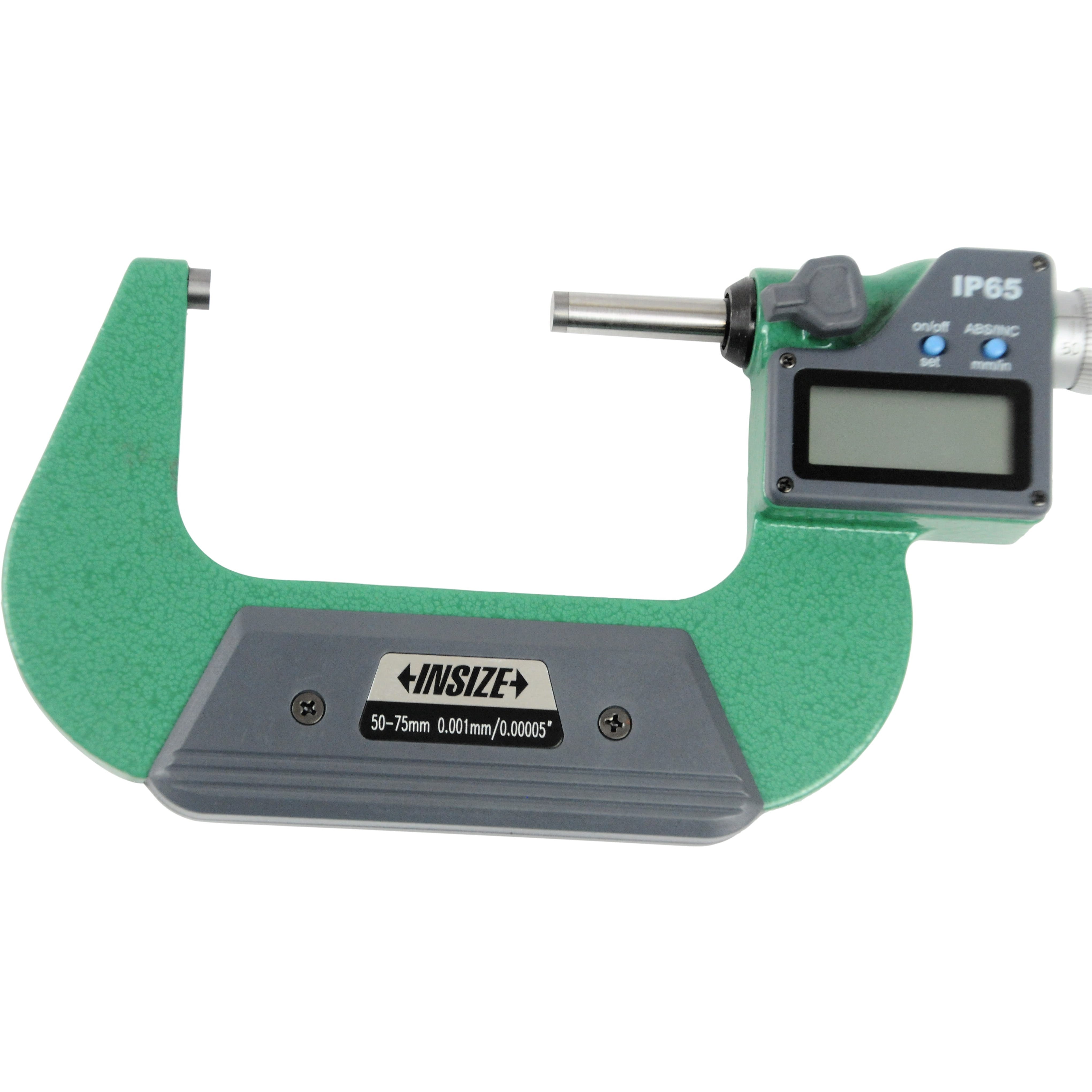 Insize IP65 Digital Outside Micrometer 50-75mm / 2-3" Range Series 3101-75A