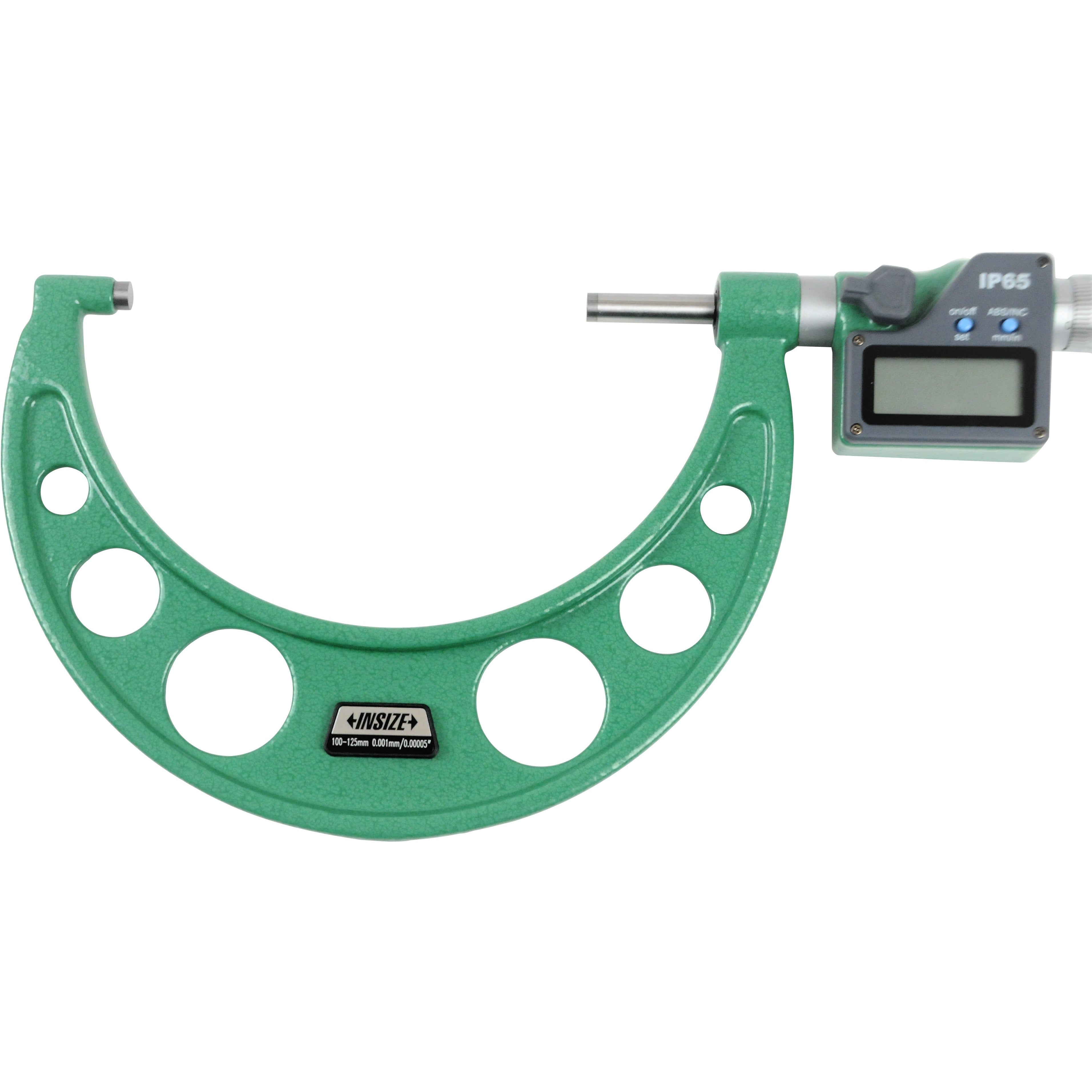 Insize IP65 Digital Outside Micrometer 100-125mm / 4-5" Range Series 3101-125A