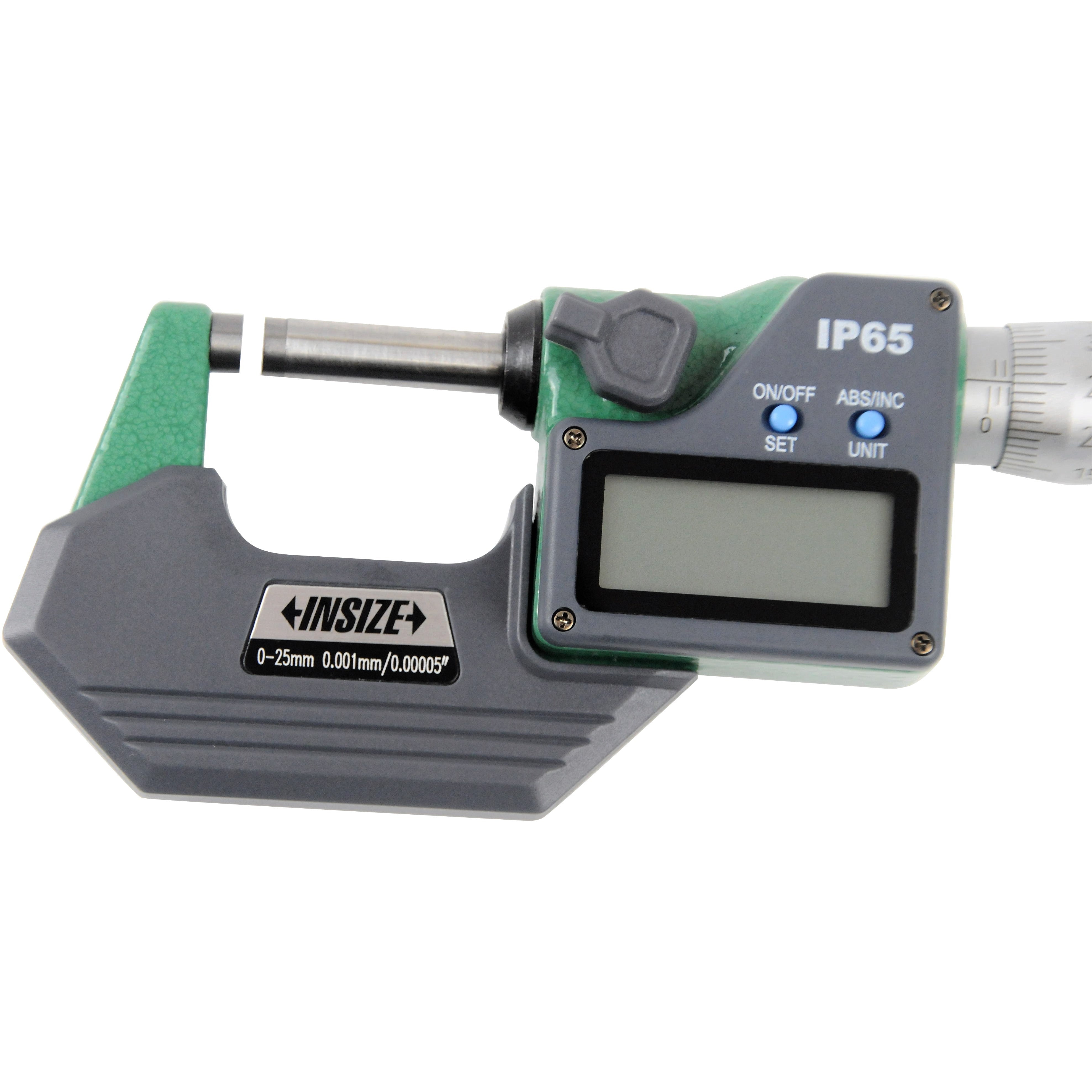 Insize IP65 Digital Outside Micrometer 0-25mm / 3-4" Range Series 3108-25A