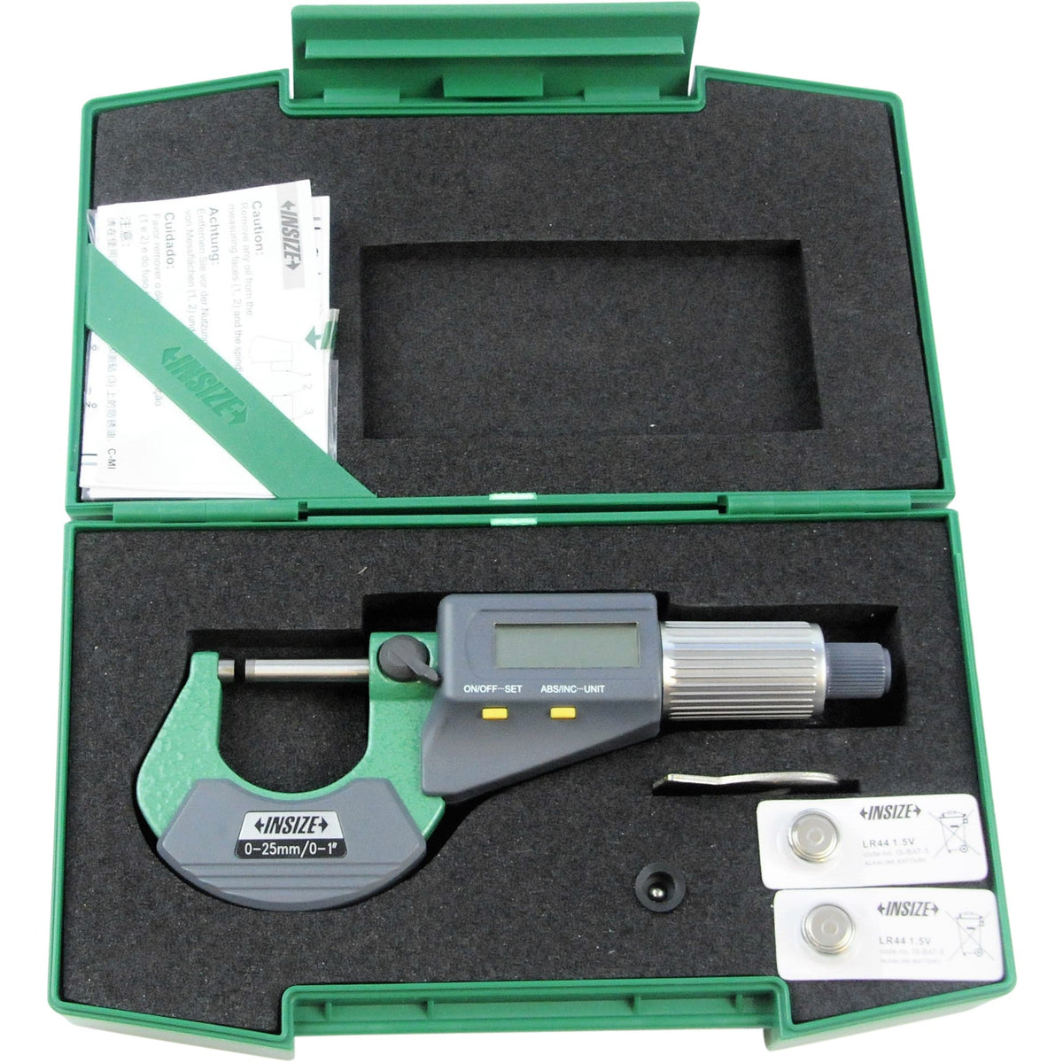 Insize Digital Outside Micrometer 0-25 MM / 0-1" Range Series 3109-25A