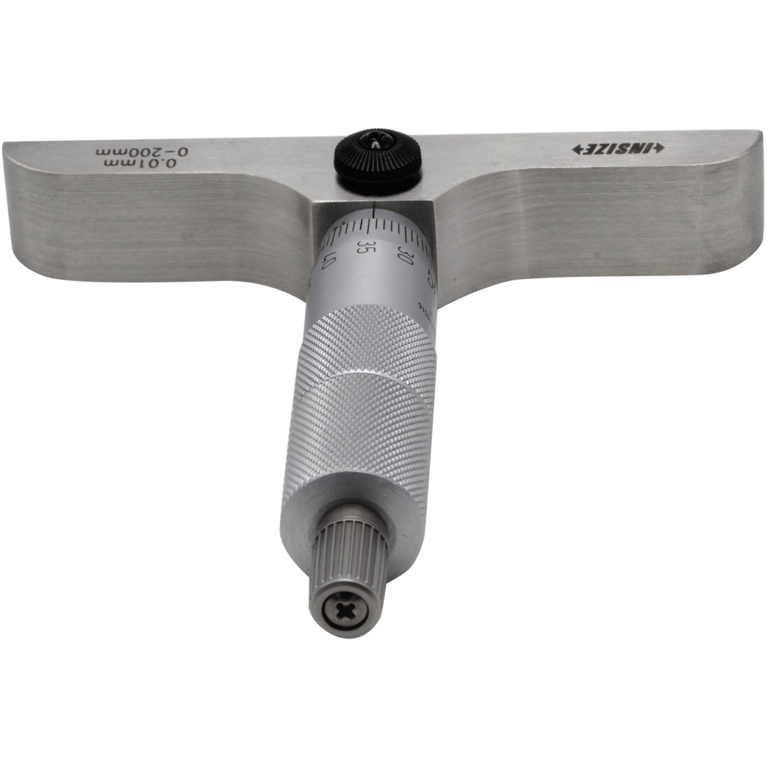 Insize Stabilized Metric Depth Micrometer 0 - 200MM Range Series 3241-200