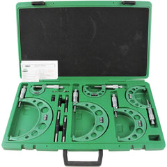 Insize Outside Micrometer Set 0-6" Range Series 3203-66A