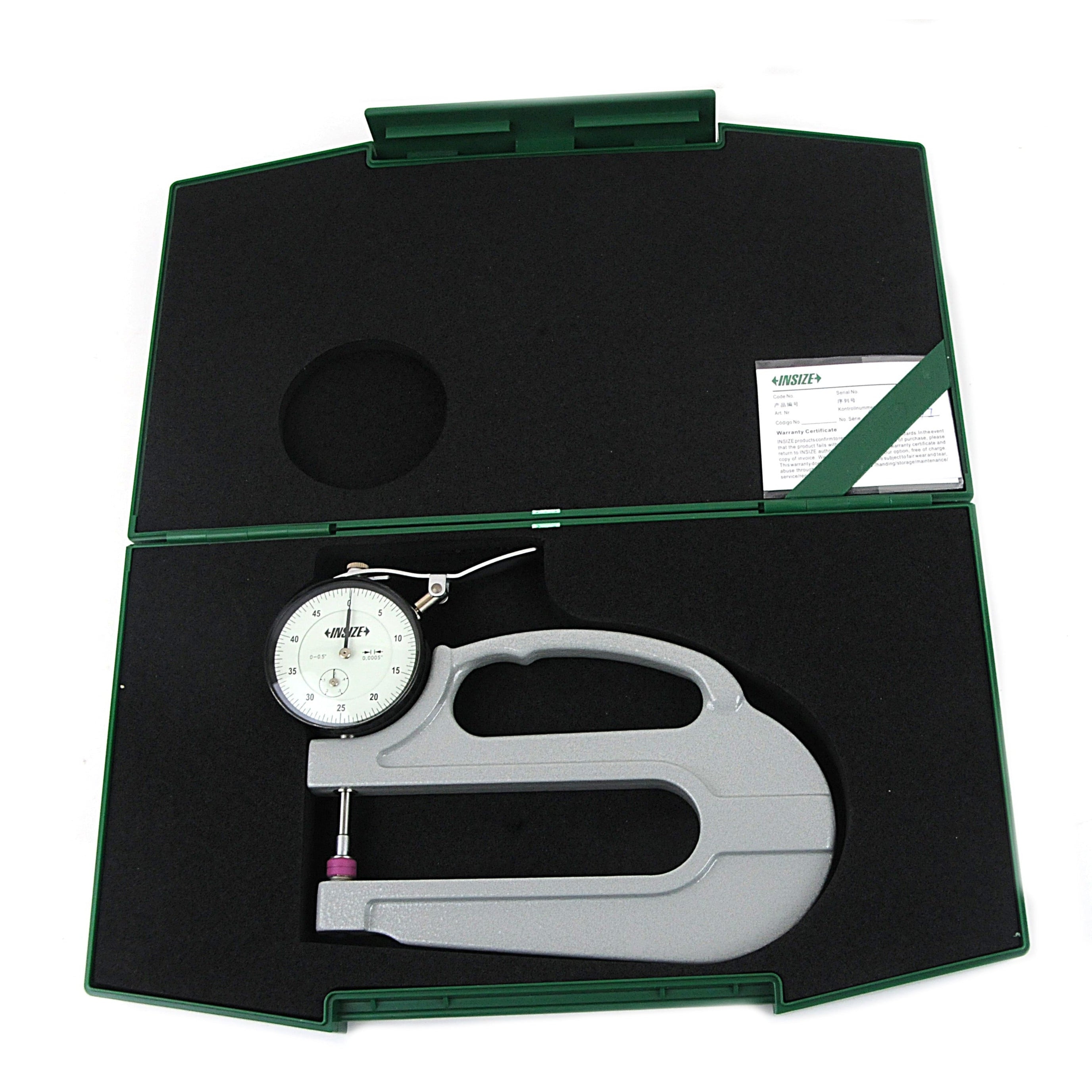Insize Thickness Gauge 0-0.5" Range Series 2365-055