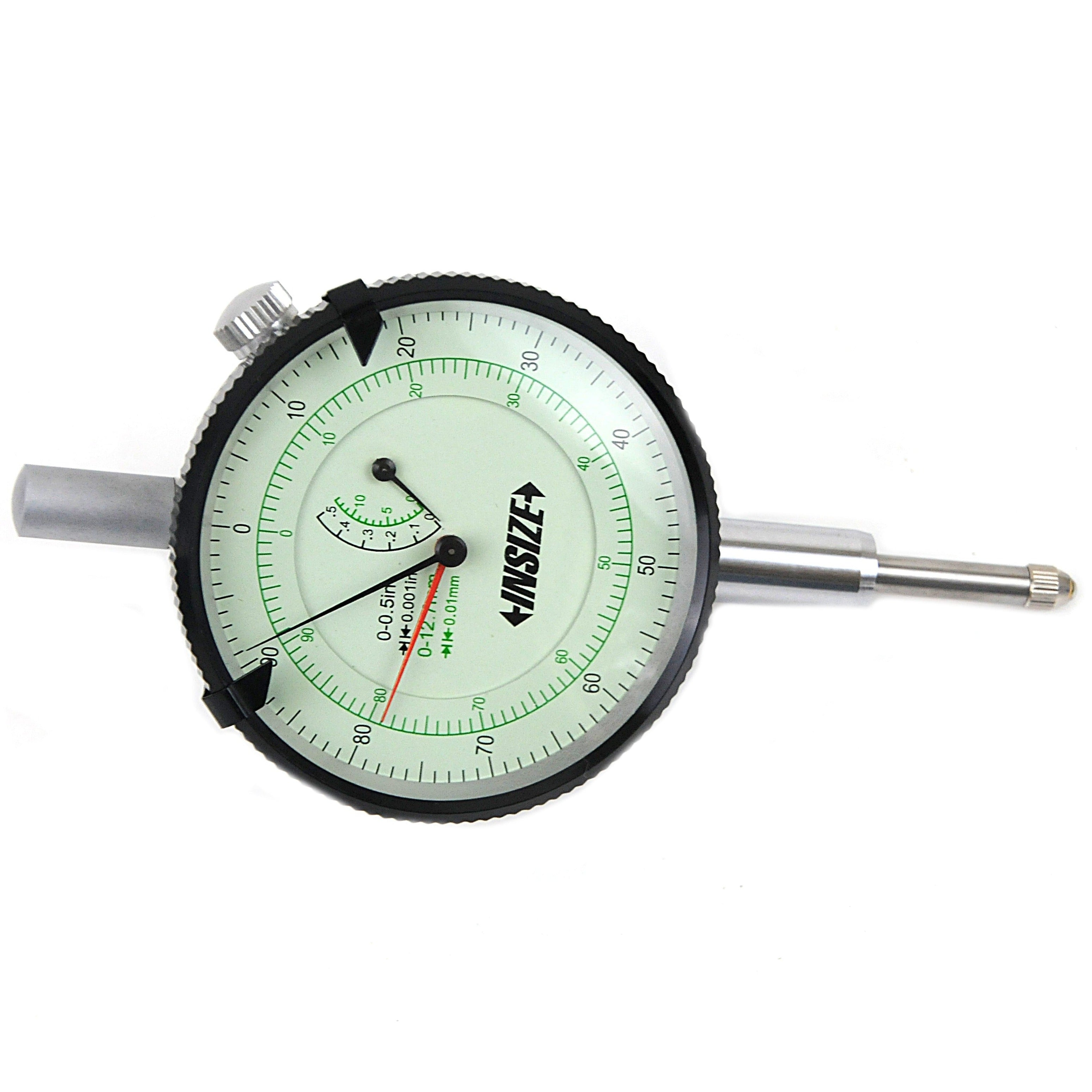 Insize Dual Graduation Dial Indicator 12.5mm/0.5" Range Series 2325-05