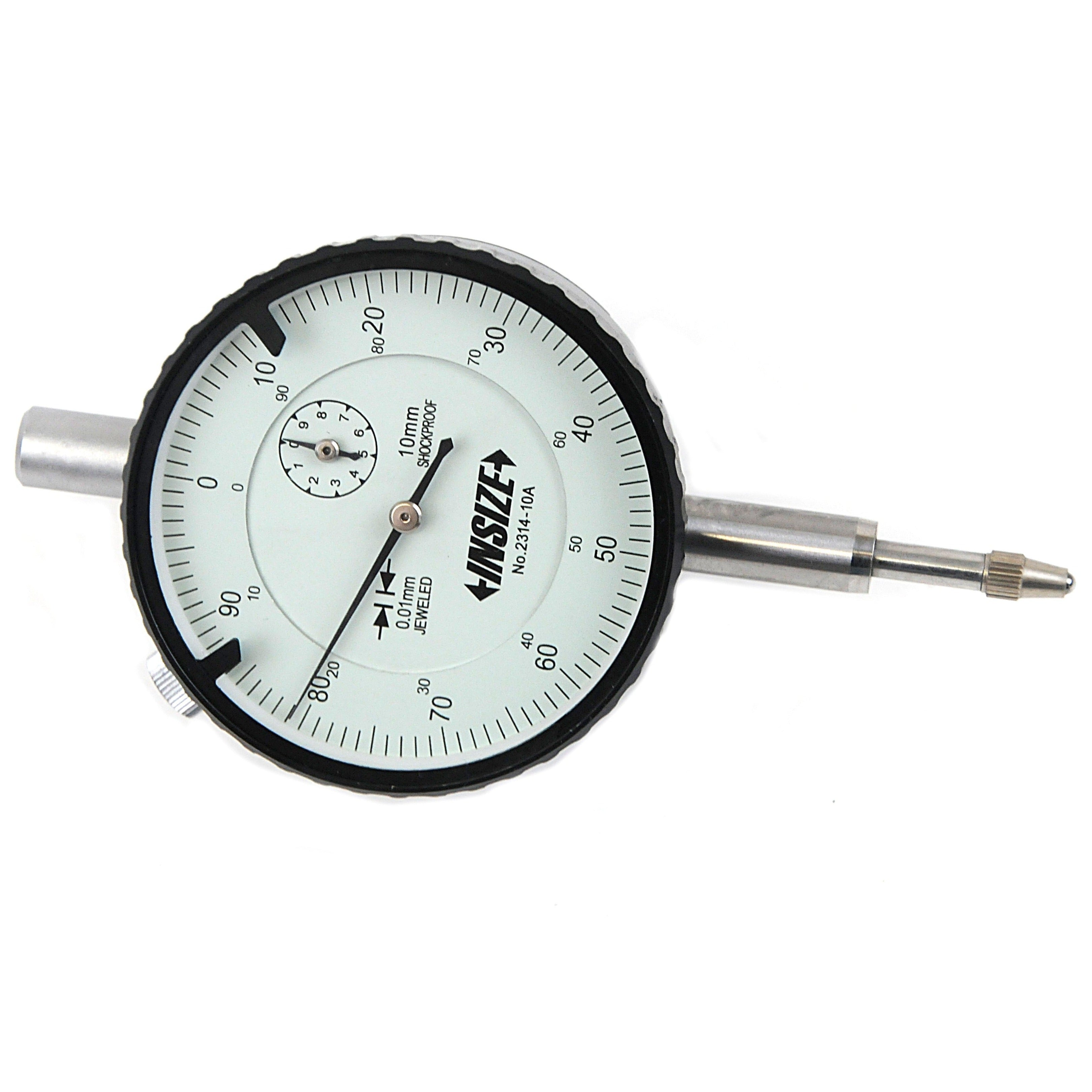 Insize Shockproof Dial Indicator 10mm Range Series 2314-10A