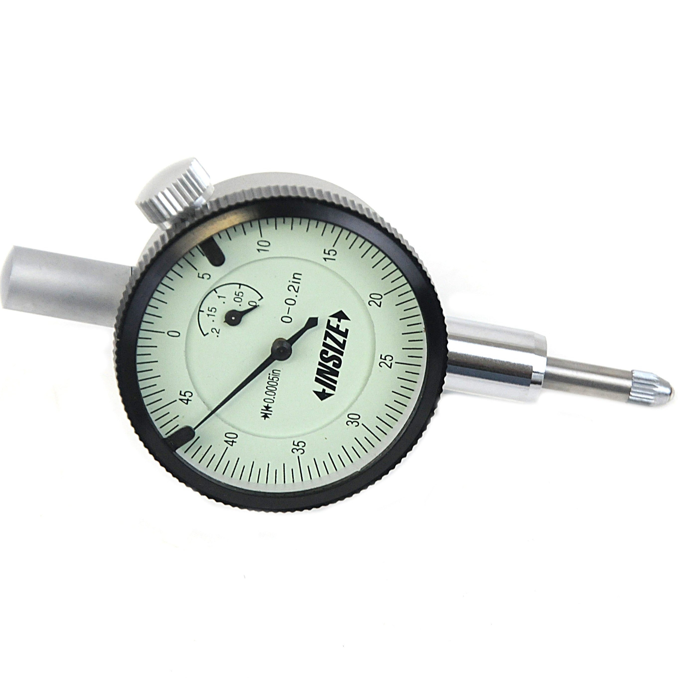Insize Imperial Compact Dial Indicator Range  0 - 0.2" 2304-0205