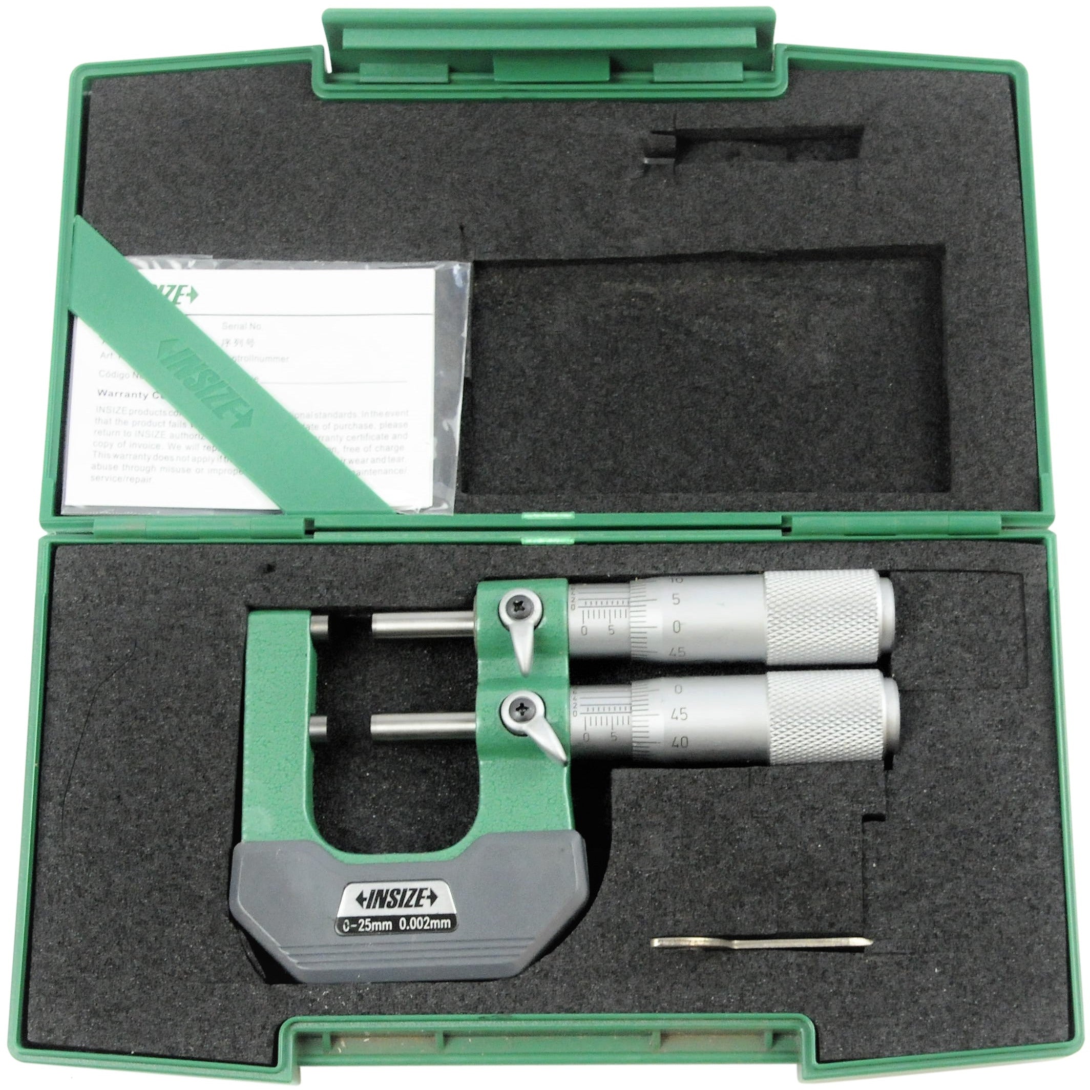 Insize Limit Micrometer 0-25mm Range Series 3235-25A