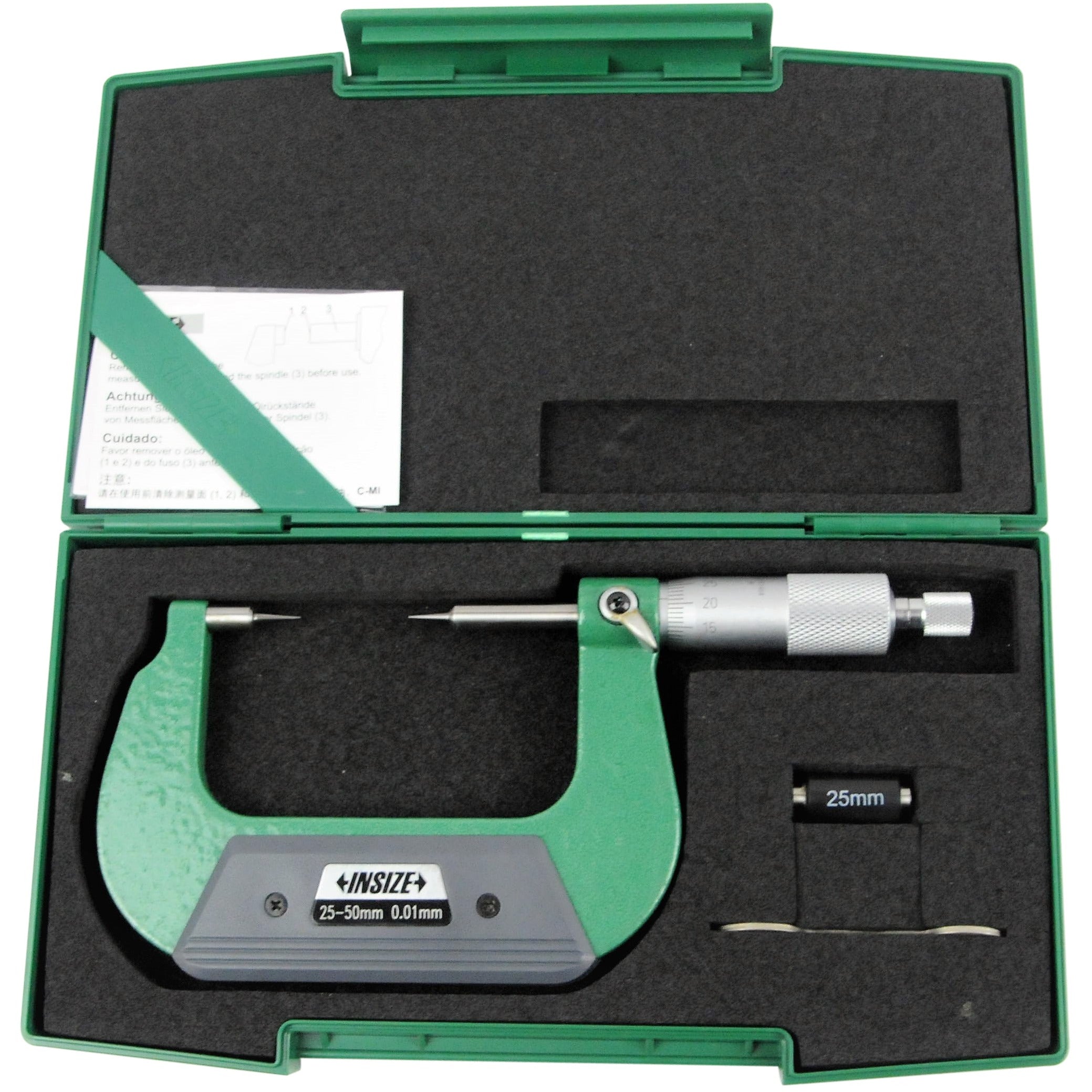 Insize Point Micrometer 25-50mm Range Series 3230-50BA