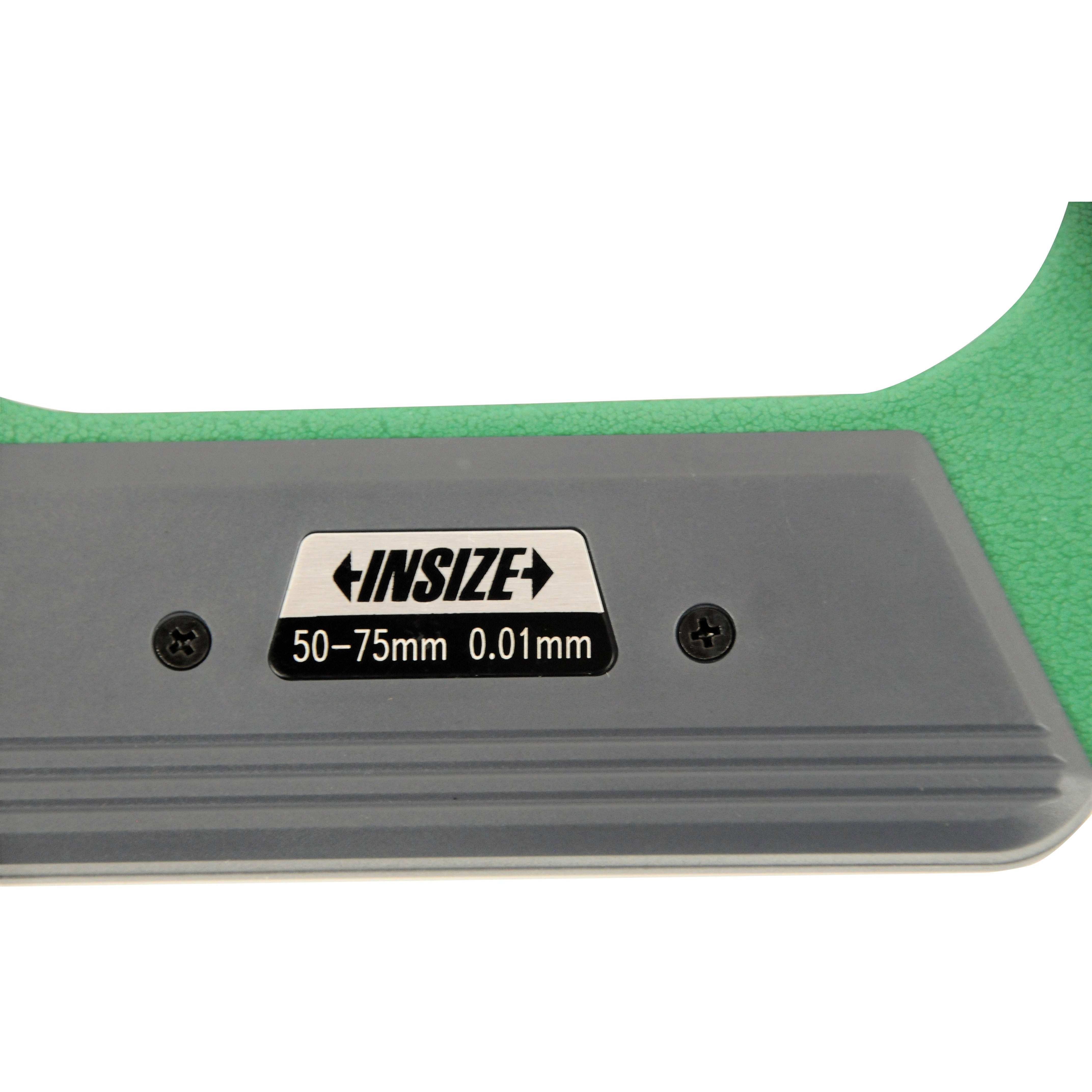 Insize Metric Outside Blade Micrometer 50-75mm Range Series 3232-75A