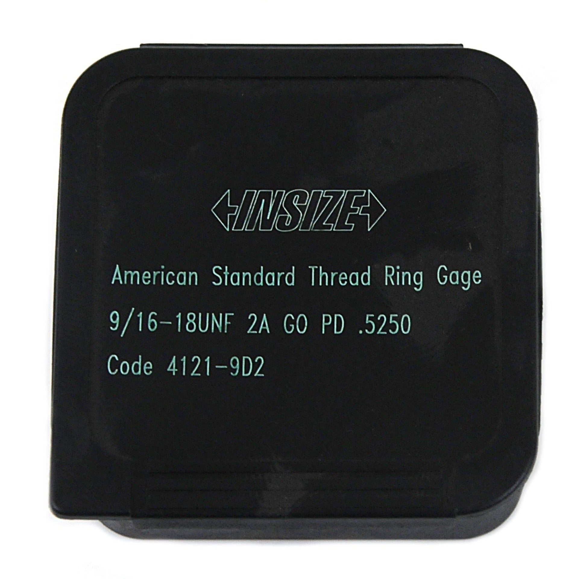 Insize Thread GO Ring Gauge 9/16"-18 UNF Series 4121-9D2
