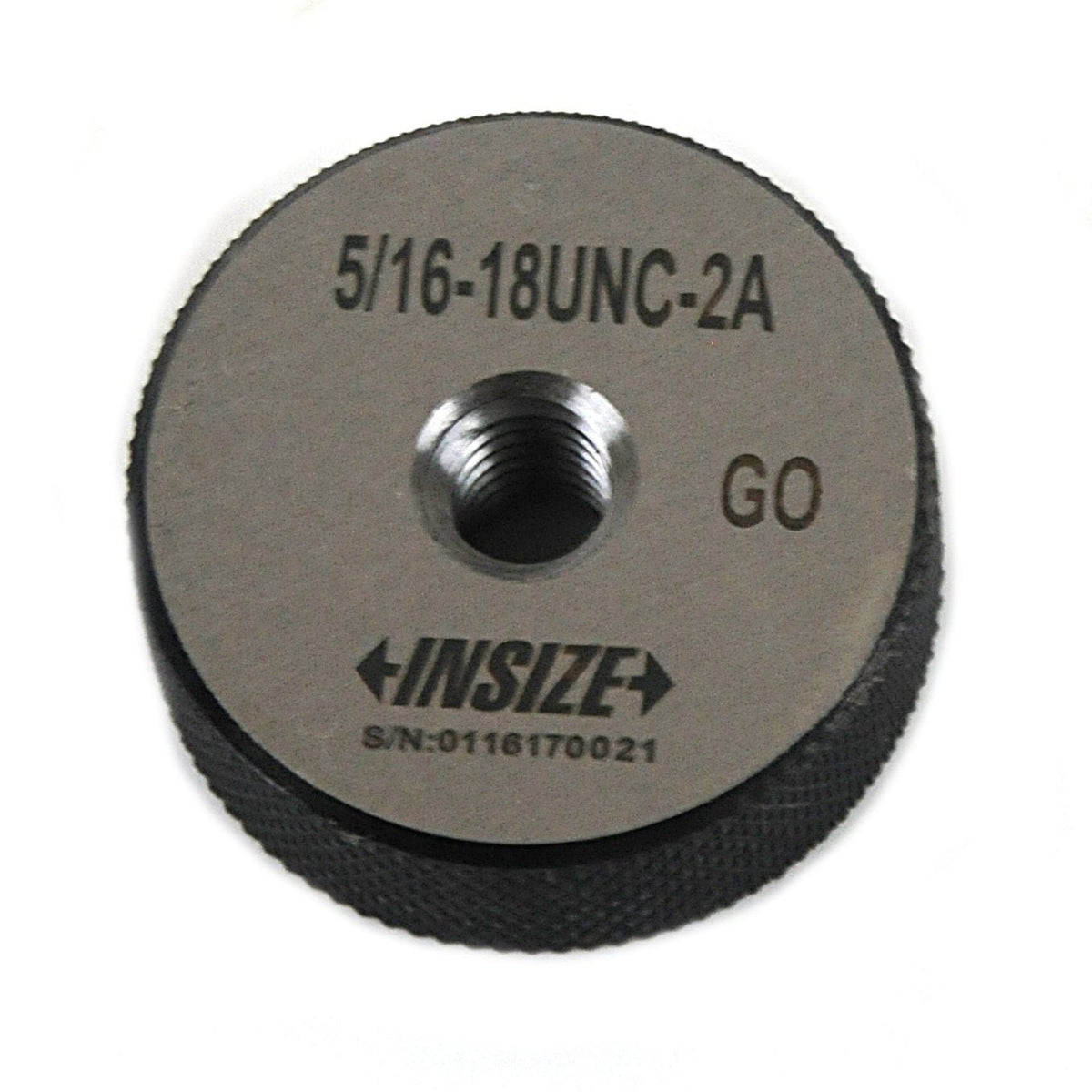 Insize Thread GO Ring Gauge 5/16"-18 UNC Series 4121-5D1