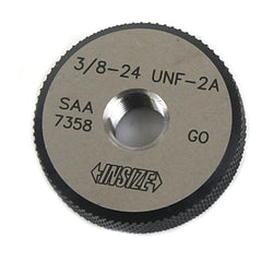 Insize GO Thread Ring Gauge 3/8"-24 UNF Series - 4633-3C2