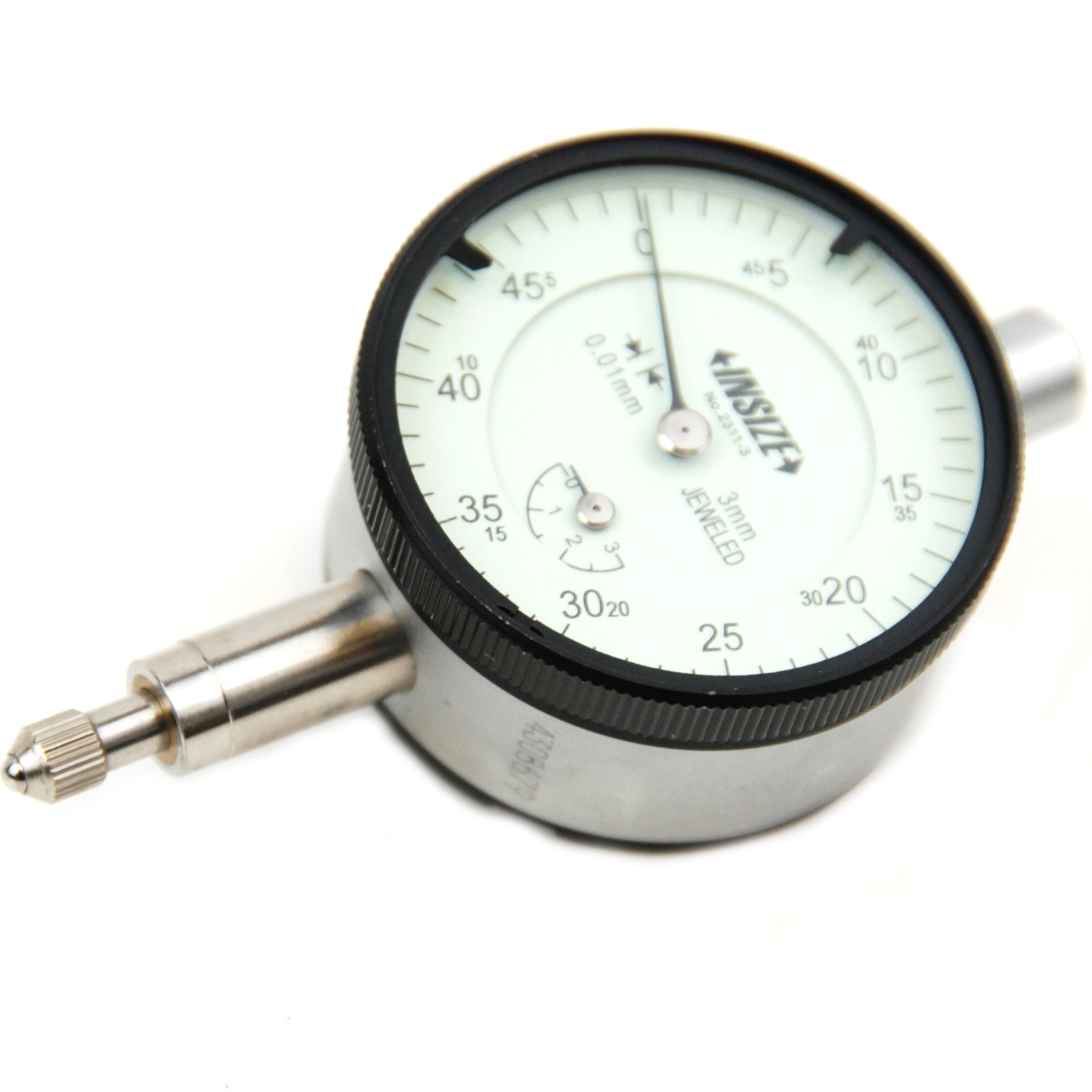 Insize Metric Compact Dial Indicator 3mm Range Series 2311-3F