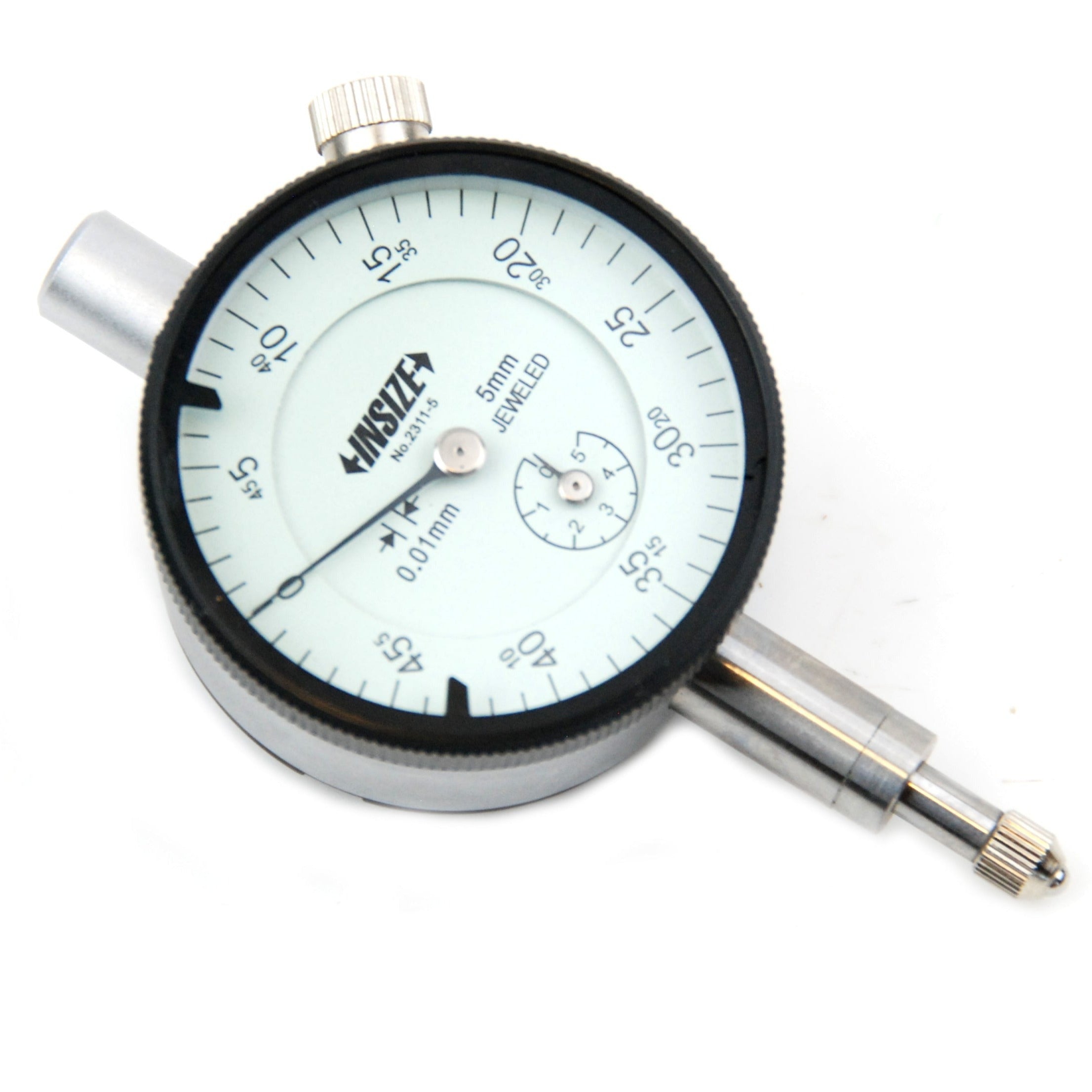 Insize Metric Compact Dial Indicator 5mm Range Series 2311-5F