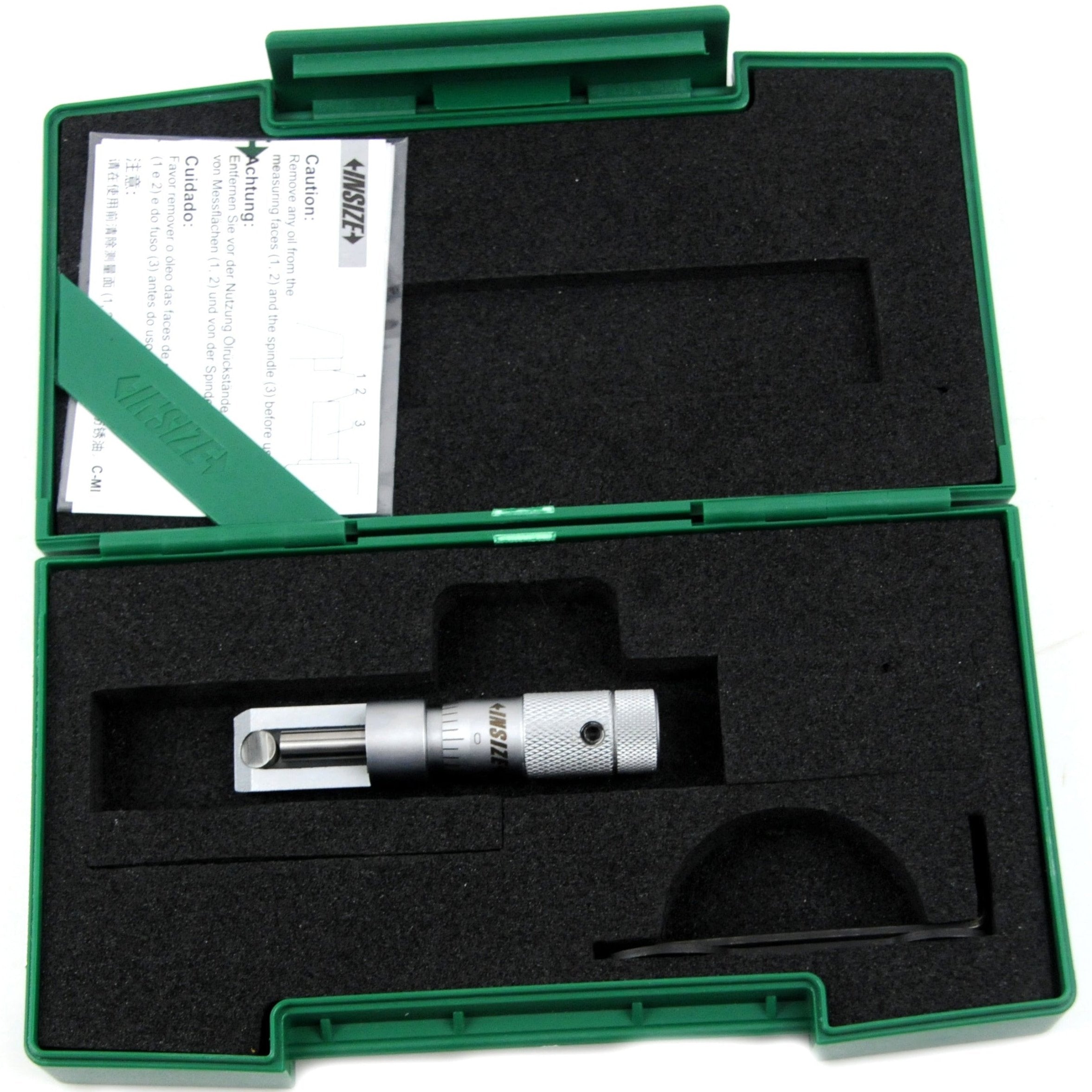 Insize Can Seam Micrometer 0-0.6" Range Series 3293-063