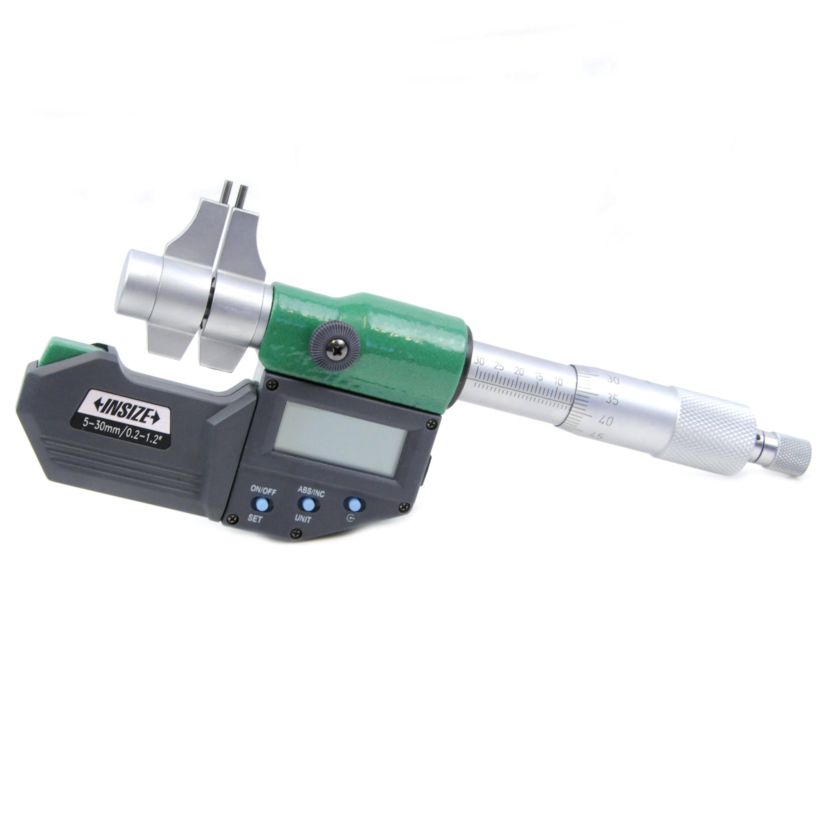 Insize Digital Inside Micrometer 5-30mm/0.2-1.2" Range Series 3520-30