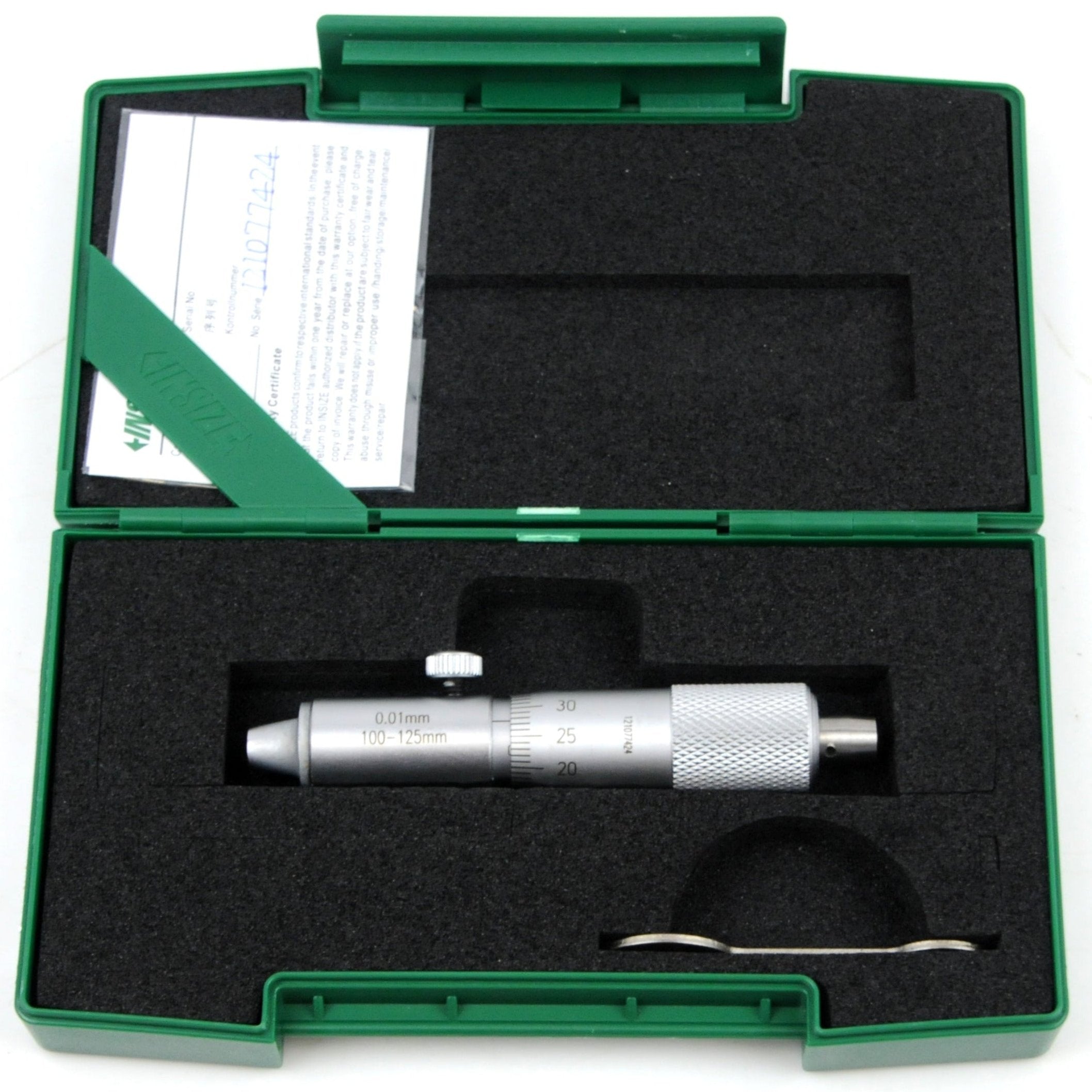 Insize Tubular Inside Micrometer 100-125mm Range Series 3229-125