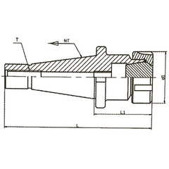 Collet Chuck NT40 ER40 60