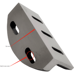 Cast Iron Low Profile Angle Plate – 150x58x58mm - Twin Eagle Imports