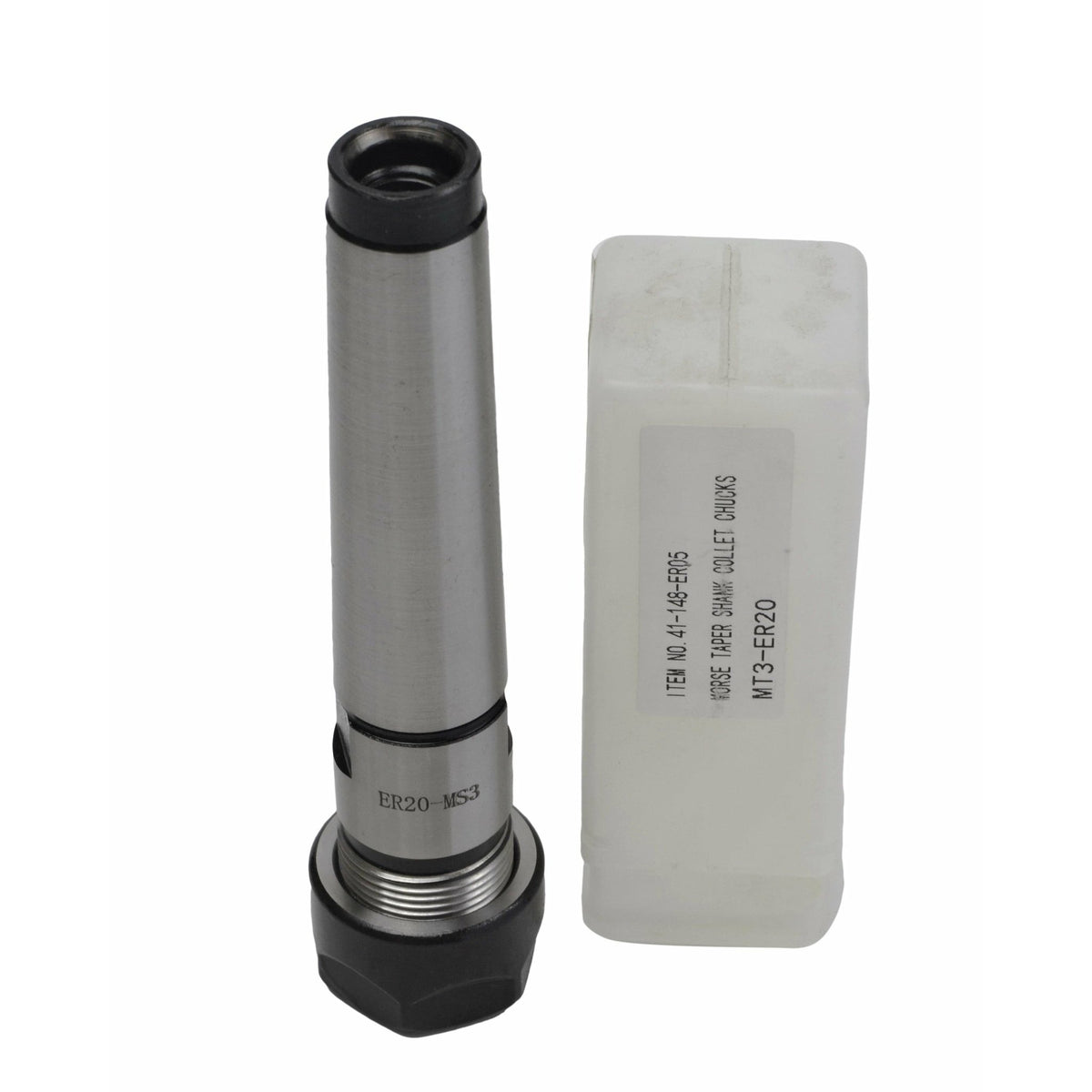 ER20 Collet Chuck – MT3 M12 Drawbar - Twin Eagle Imports