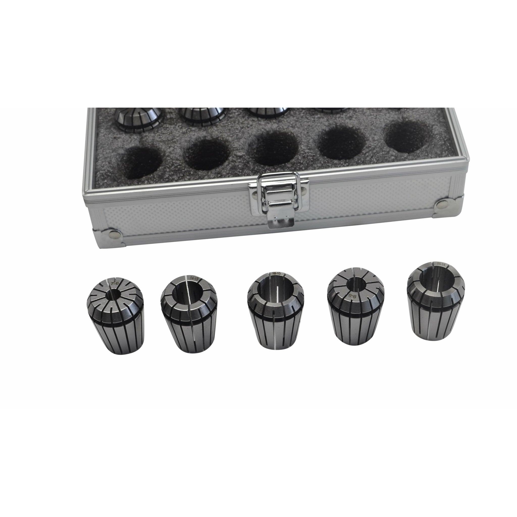 ER25 15pc Precision Spring Collet Set – 2mm to 16mm - Twin Eagle Imports
