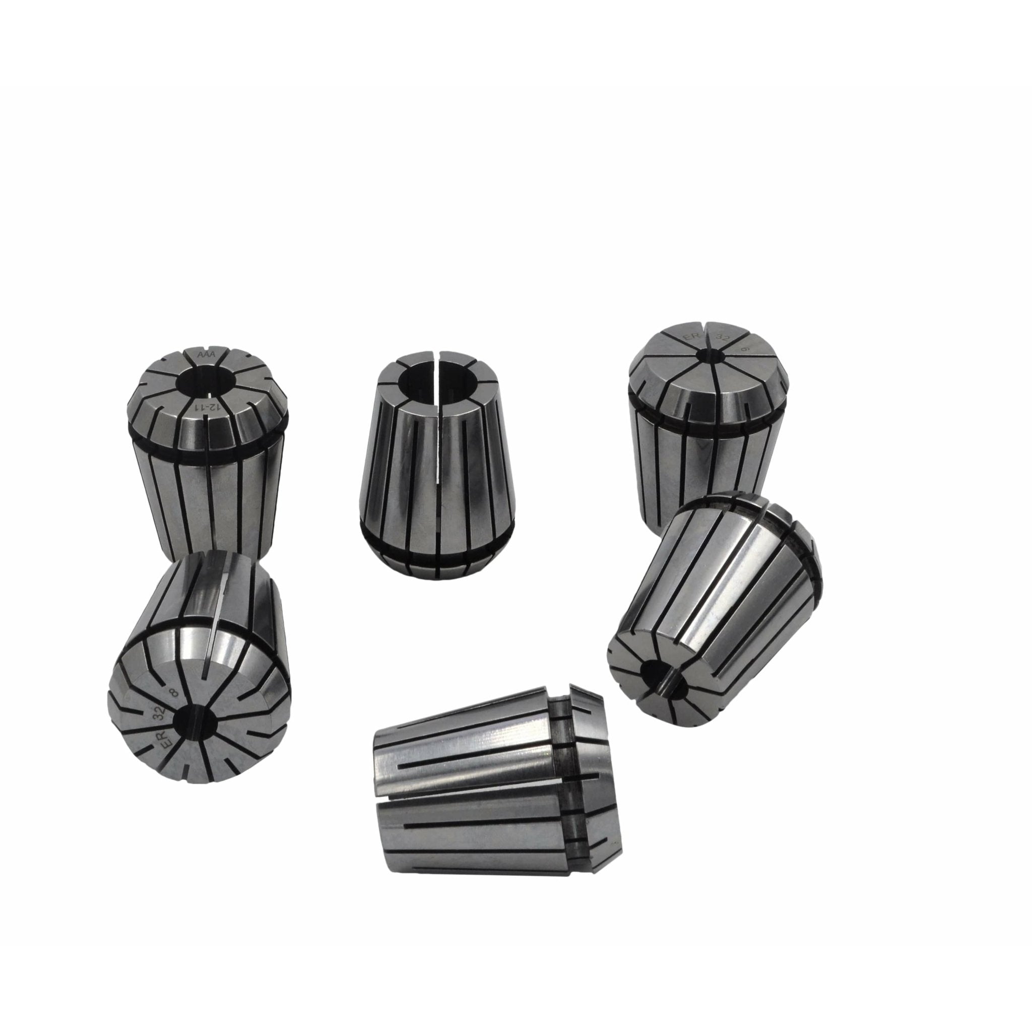 ER32 MT2 M10 Drawbar 6pc Precision Collet Set - Twin Eagle Imports