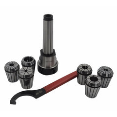 ER32 MT3 M12 Drawbar 6pc Precision Collet Set - Twin Eagle Imports