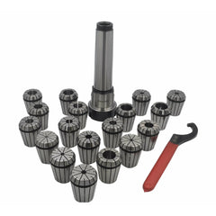 ER32 MT4 M16 Drawbar 18pc Precision Collet Set – 3mm to 20mm - Twin Eagle Imports