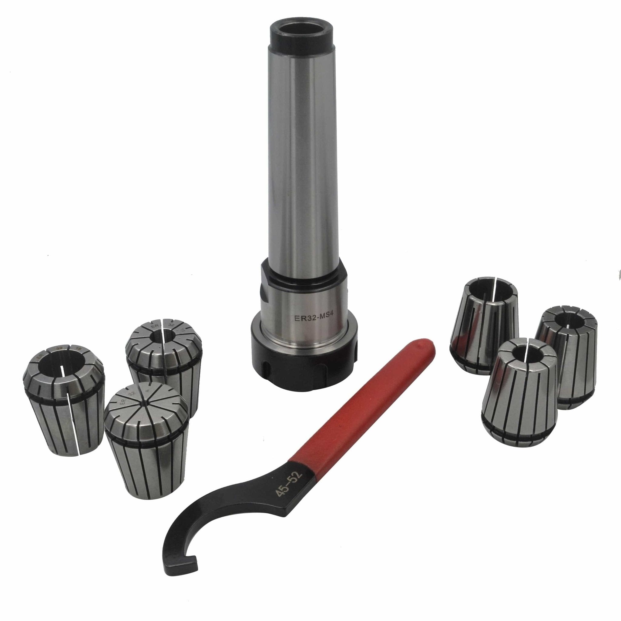 ER32 MT4 M16 Drawbar 18pc Precision Collet Set – 3mm to 20mm - Twin Eagle Imports