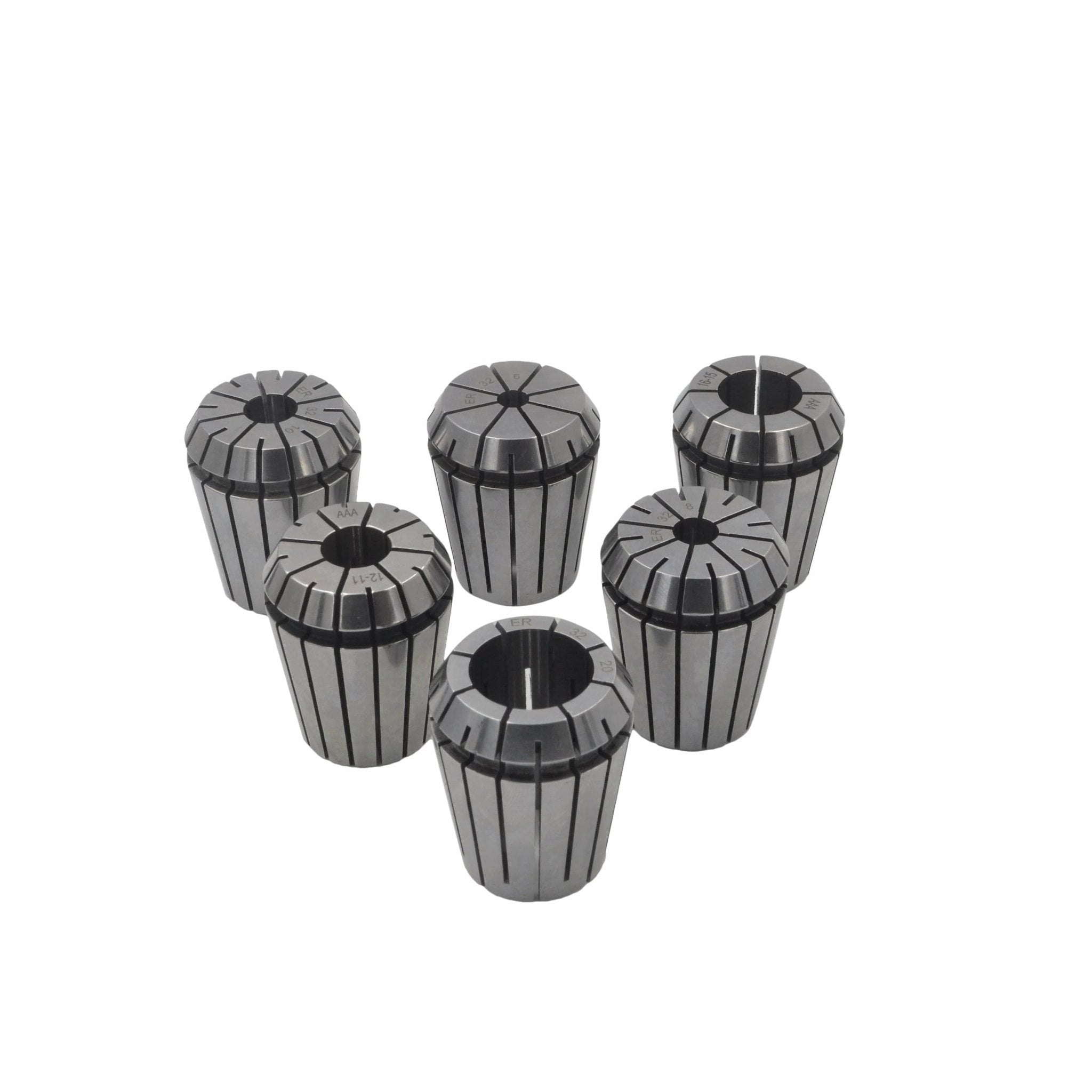 ER32 NT30 M12 Drawbar 6pc Precision Collet Set - Twin Eagle Imports
