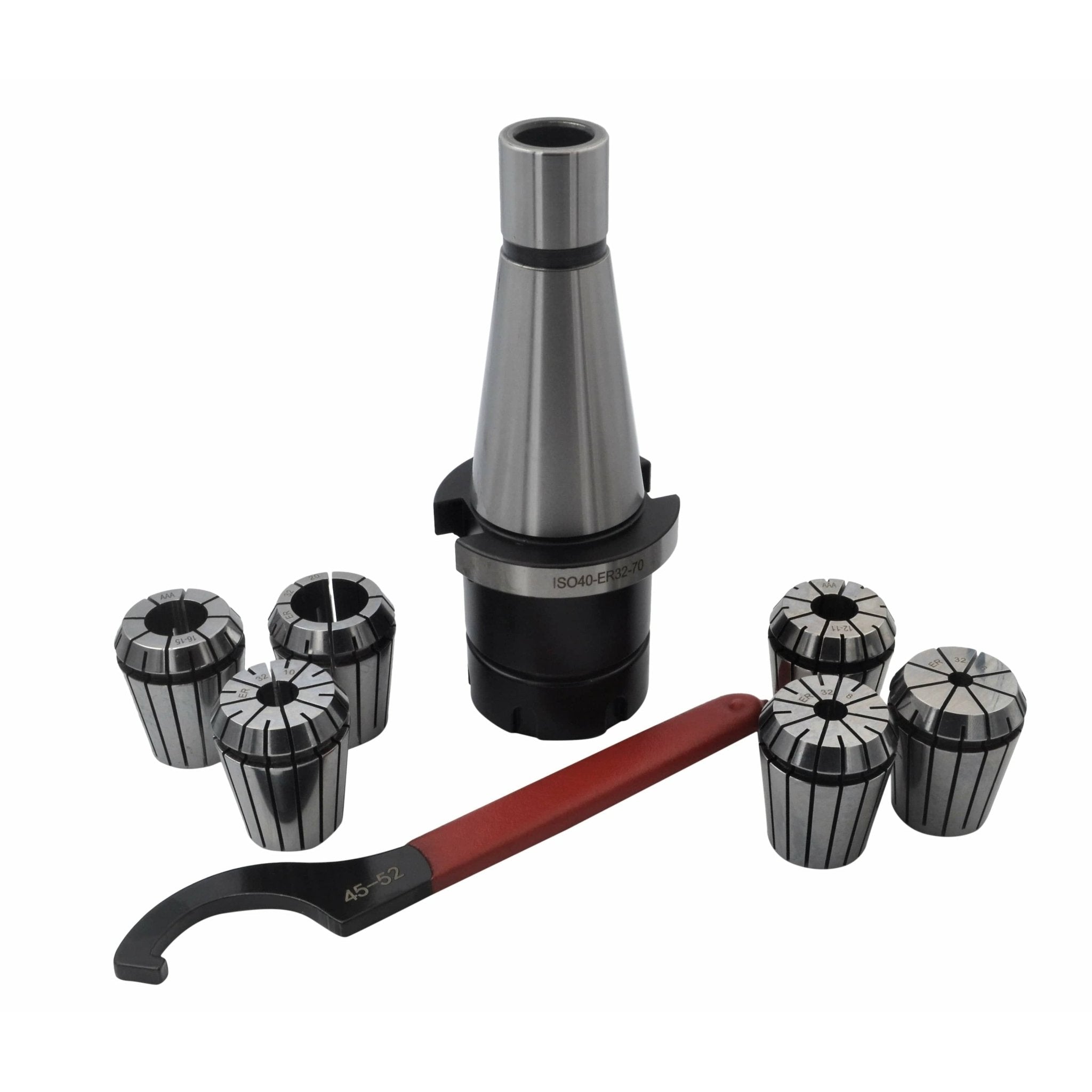 ER32 NT40 M16 Drawbar 6pc Precision Collet Set - Twin Eagle Imports