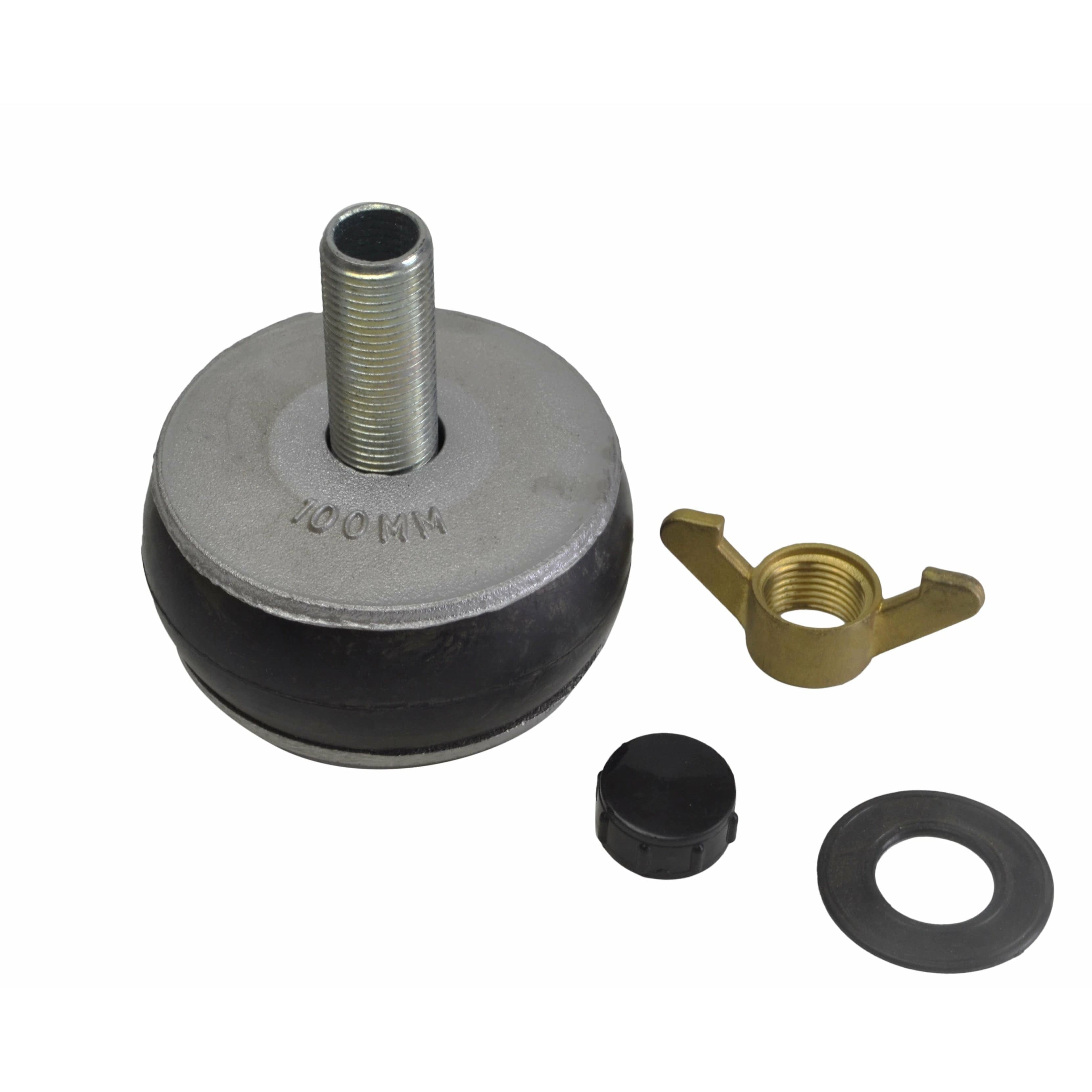 HARON Expanding Plumbing Plug Aluminium Alloy pipe plug with 13 mm bypass 94-110mm