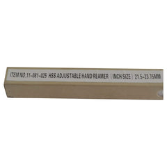 HSS Blade Adjustable Expanding Hand Reamer 21.5-23.75mm without Guide - Twin Eagle Imports