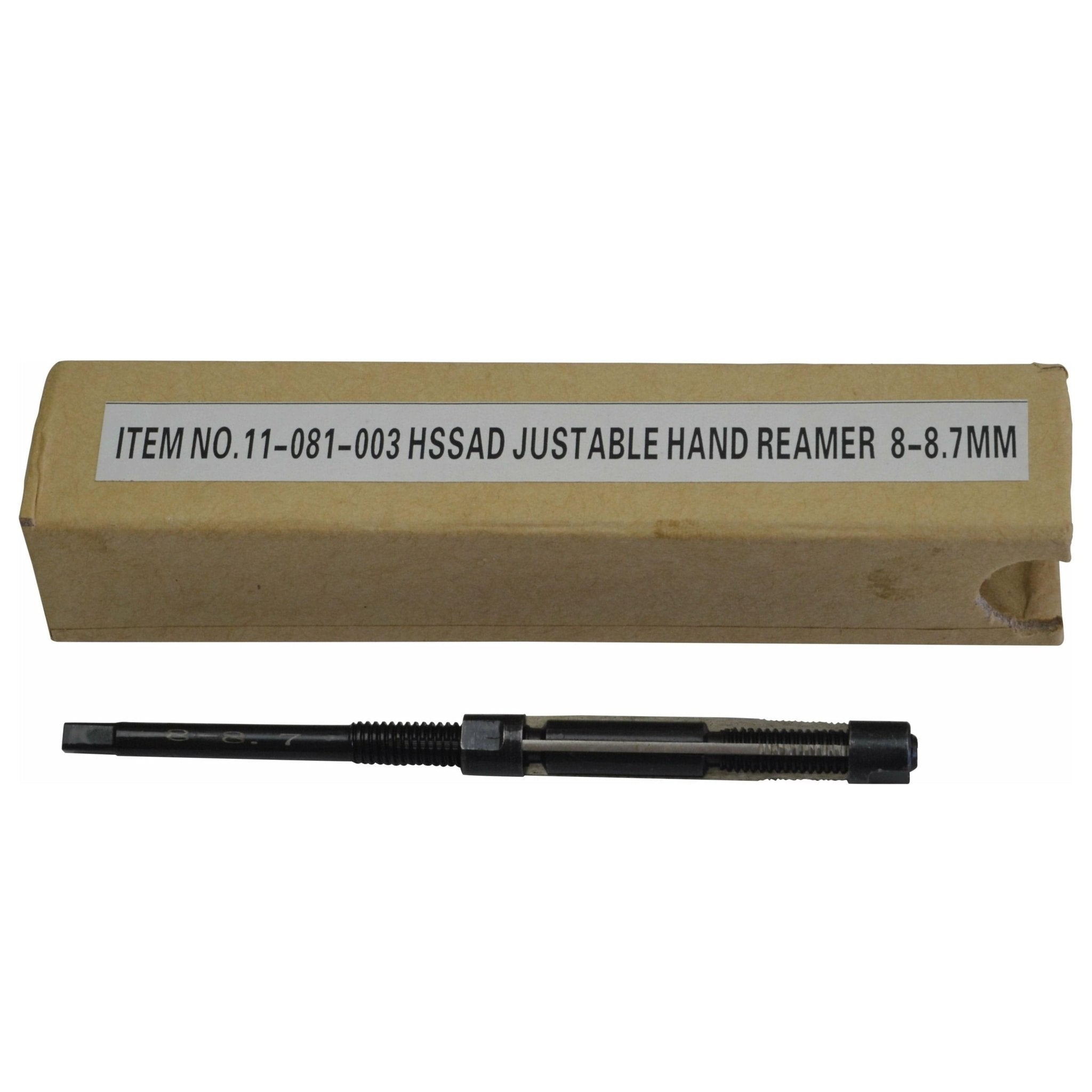 HSS Blade Adjustable Expanding Hand Reamer 8-8.7mm without Guide - Twin Eagle Imports