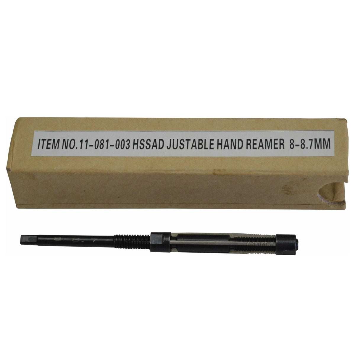 HSS Blade Adjustable Expanding Hand Reamer 8-8.7mm without Guide - Twin Eagle Imports