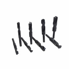 HSS Imperial Drill Bit Set – 8 Piece (9/16"–1") – Right Hand, 1/2" Reduced Shank - Twin Eagle Imports