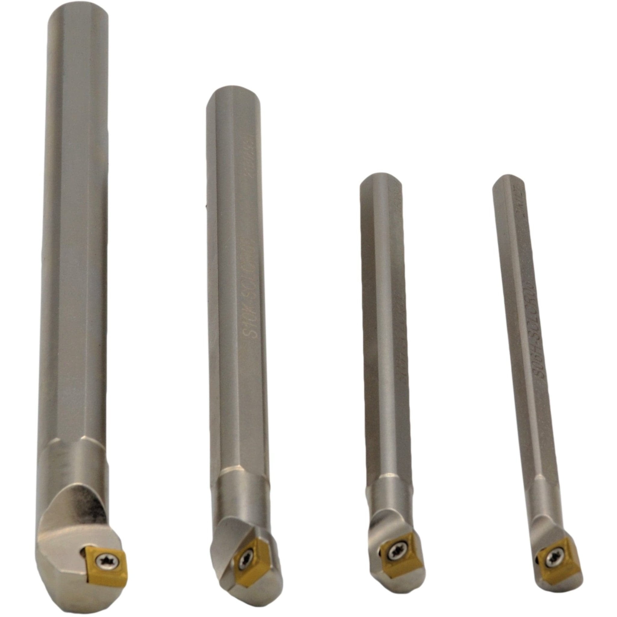 Indexable Boring Bar 4 Piece Set 6 / 8 / 10 / 12 mm Shank - Twin Eagle Imports