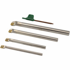 Indexable Boring Bar 4 Piece Set 6 / 8 / 10 / 12 mm Shank - Twin Eagle Imports