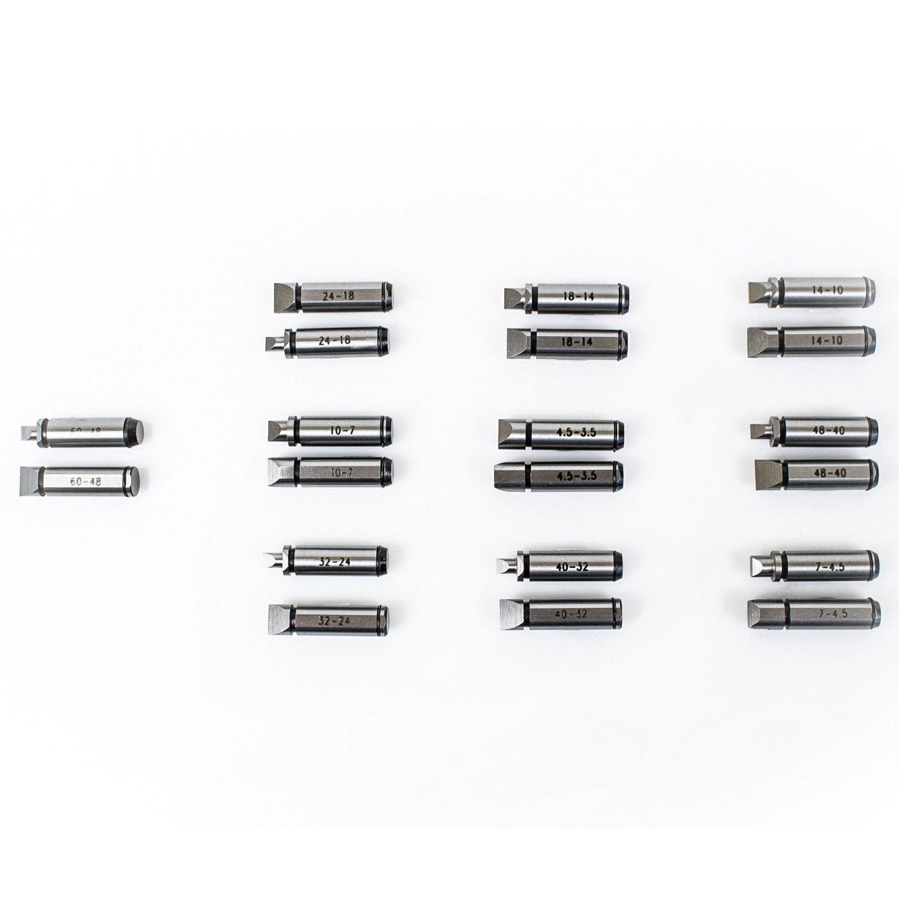 Insize 10 Pairs Whitworth 55° Measuring Tip Set Series 7381-T2S - Twin Eagle Imports