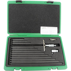 Insize 12pc Metric Depth Micrometer 0-300mm Range Series 3241-300 - Twin Eagle Imports