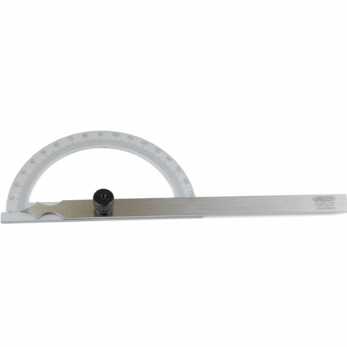Insize 180° Protractor 120x150mm Range Series 4799-1120 - Twin Eagle Imports