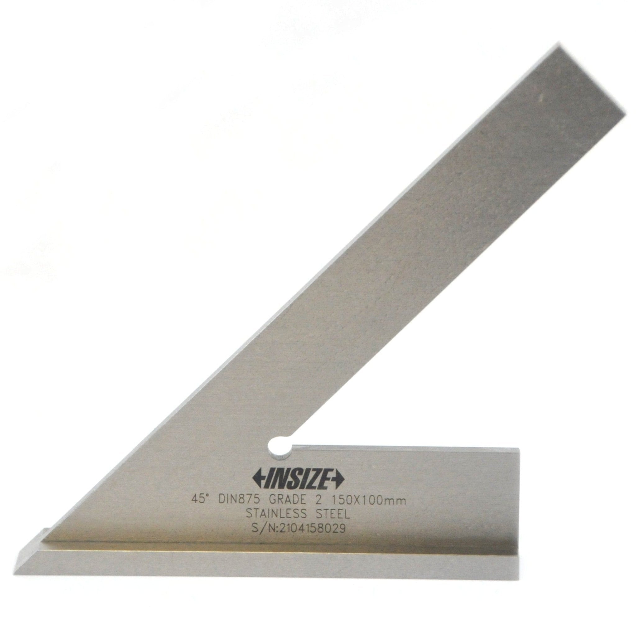 Insize 45° Square 150x100mm Range Series 4747-150 - Twin Eagle Imports