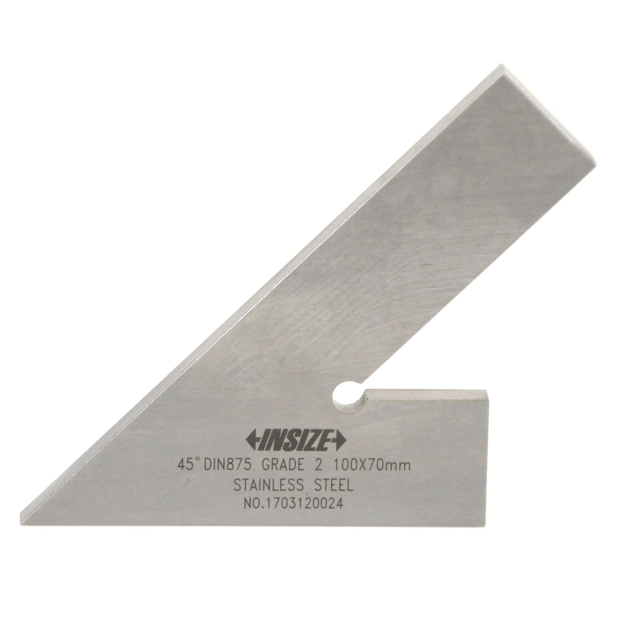 Insize 45° Square Range Series 100x70mm Series 4745-1100 - Twin Eagle Imports