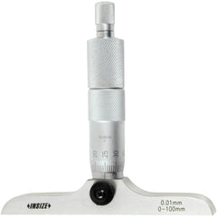 Insize 4pc Metric Depth Micrometer 0-100mm Range Series 3241-100 - Twin Eagle Imports