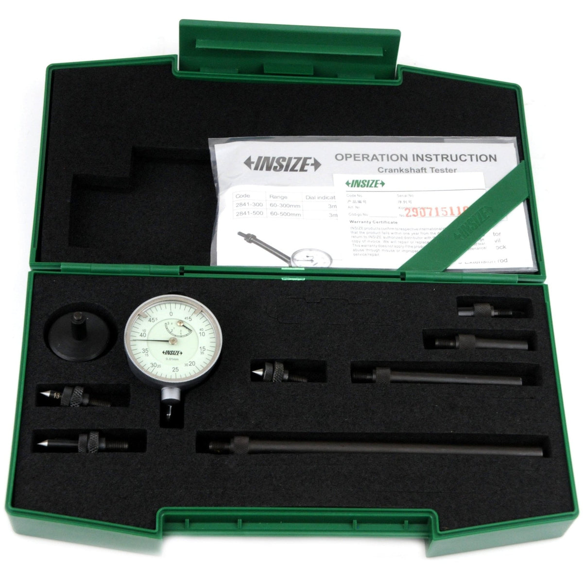 Insize Crankshaft Test 60-300mm Range Series 2841-300 - Twin Eagle Imports