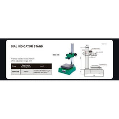 Insize Dial Indicator Stand 150mm Travel Series 6863-150 - Twin Eagle Imports