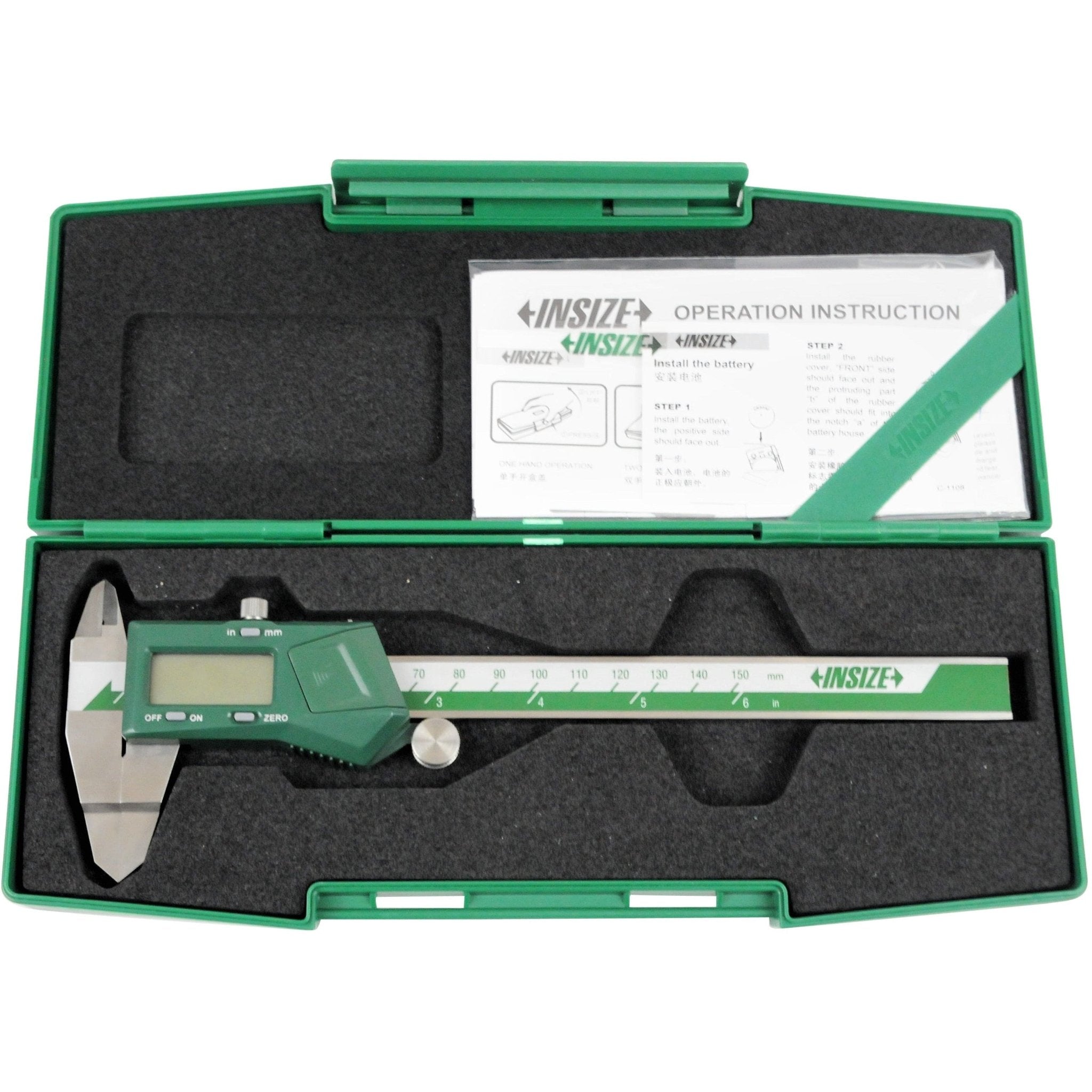Insize Digital Blade Caliper 0-150mm / 0-6" Range Series 1188-150A - Twin Eagle Imports