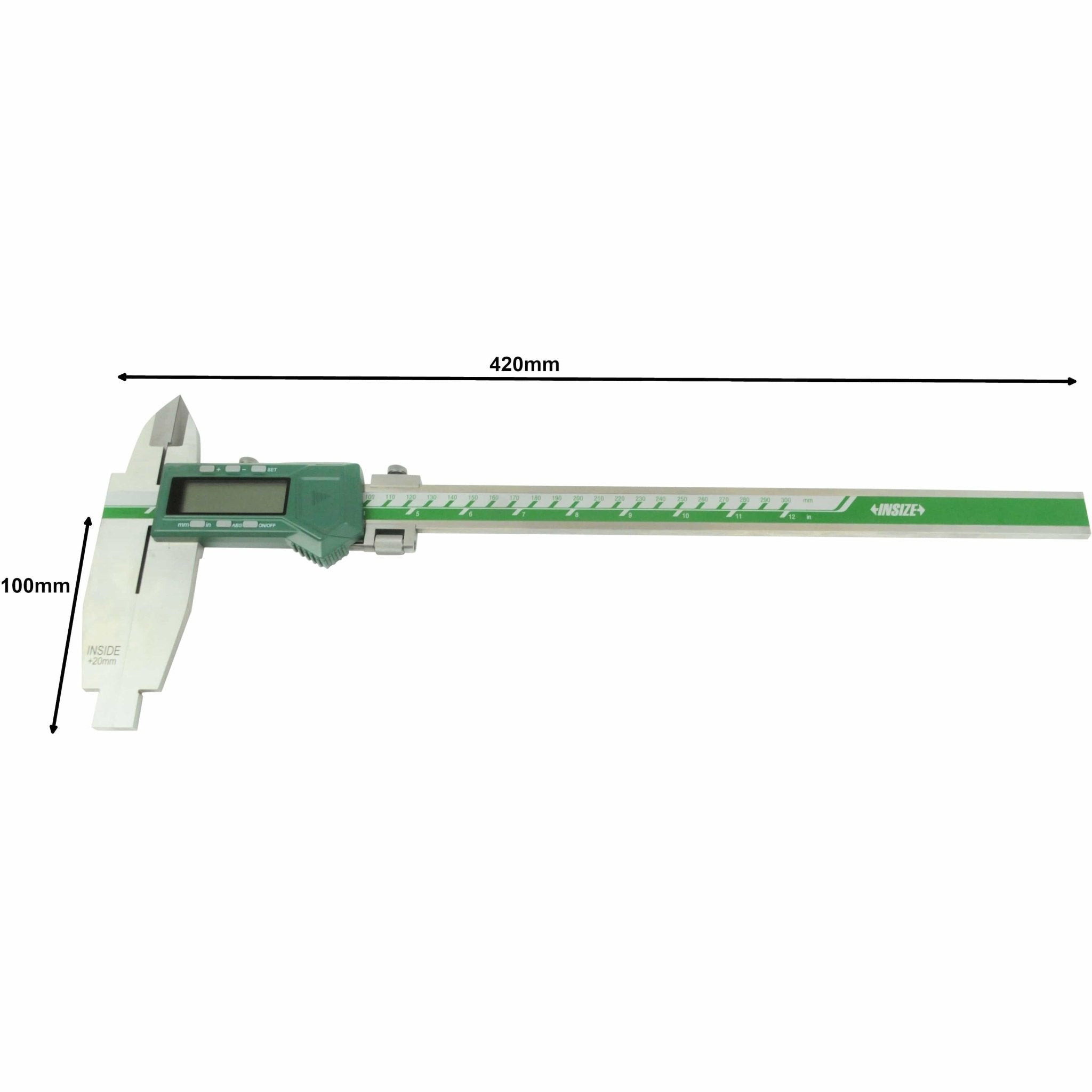 Insize Digital Caliper 0-300mm / 0-12" Range Series 1117-301 - Twin Eagle Imports